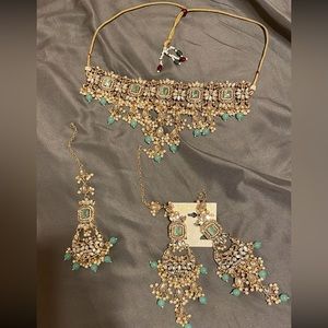 Pakistani Indian bridal jewelry wedding set brand new unused